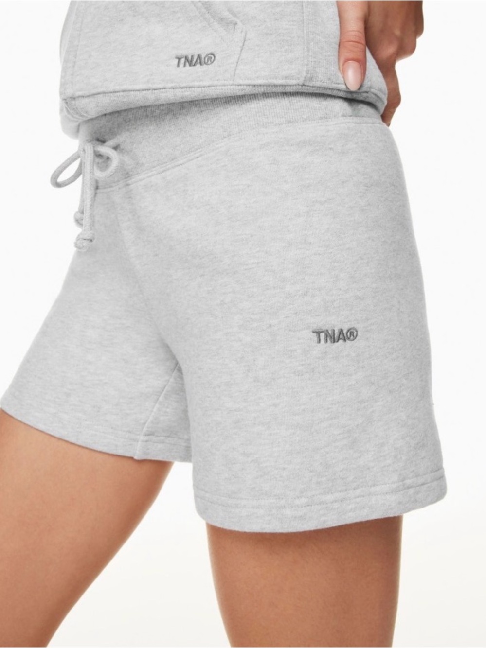 TNA - Sage Green CosyAF Shorts